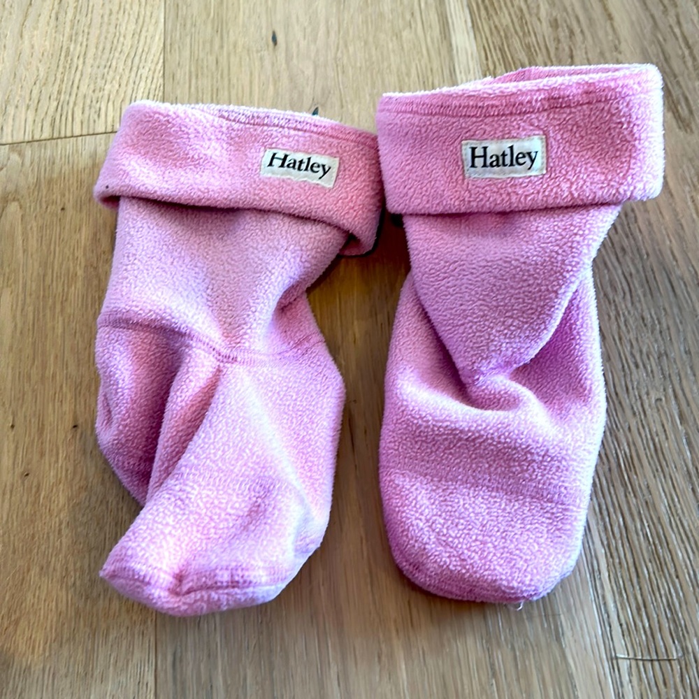 2 rainboot socks Hatley & Kombi